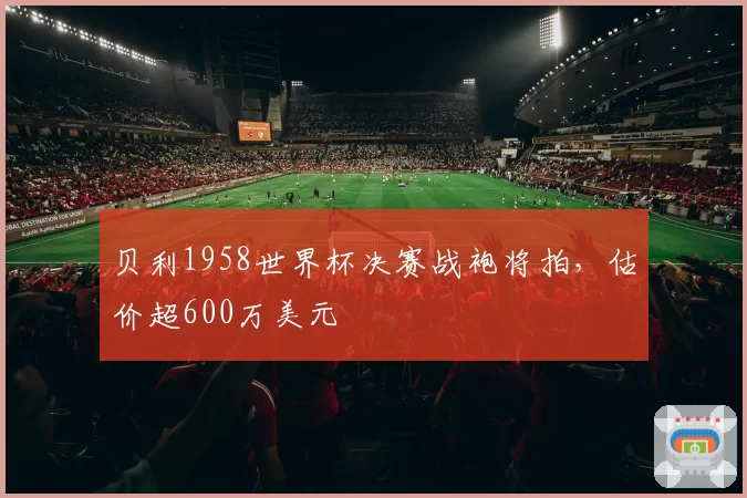 贝利1958世界杯决赛战袍将拍,估价超600万美元