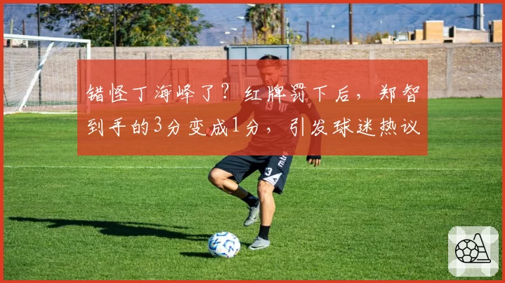 错怪丁海峰了？红牌罚下后，郑智到手的3分变成1分，引发球迷热议